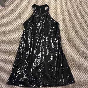 Black sequin dress size medium